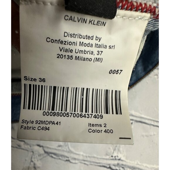 Calvin Klein 205W39Nyc Raf Simons Jaws Printed Patch Denim - Picture 5 of 11